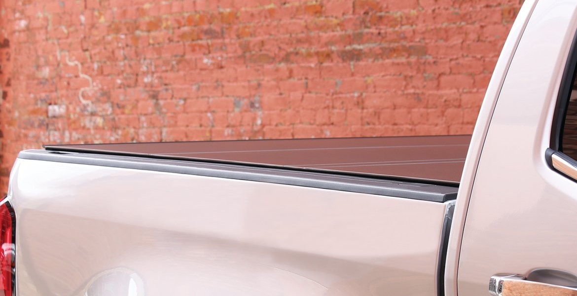 LOMAX Hard Tri Fold Tonneau Cover Folding Truck Bed Cover