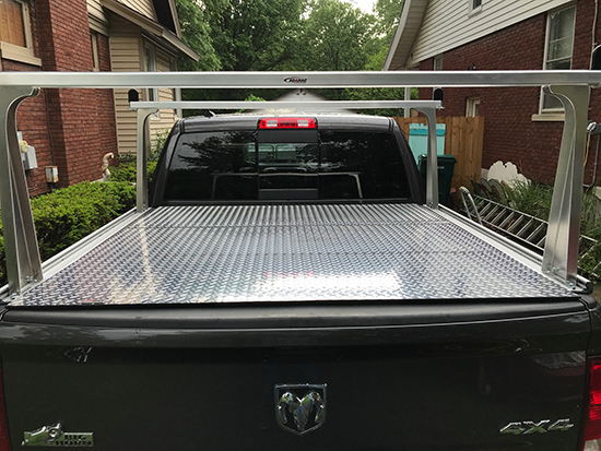 Lomax Professional Series Hard Tri Fold Truck Tonneau Cover