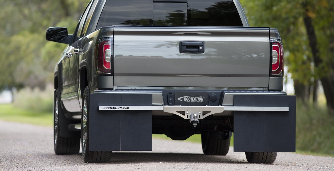 Hitch Mounted Mud Flaps Lineup Best Fit Towing Protection